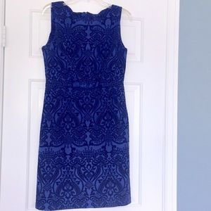Beautiful ROYAL Blue/Black Dressy Dress